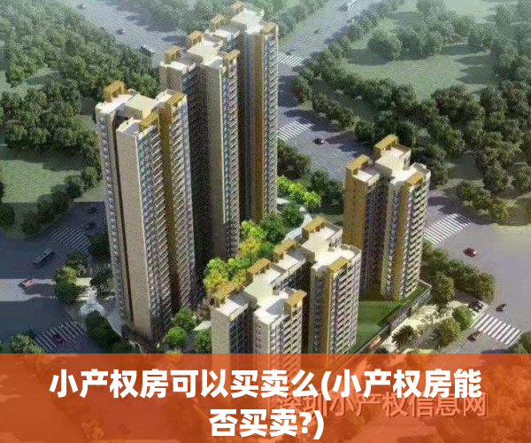 小产权房可以买卖么(小产权房能否买卖?)