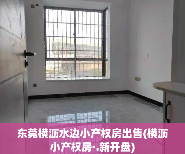 东莞横沥水边小产权房出售(横沥小产权房·.新开盘)