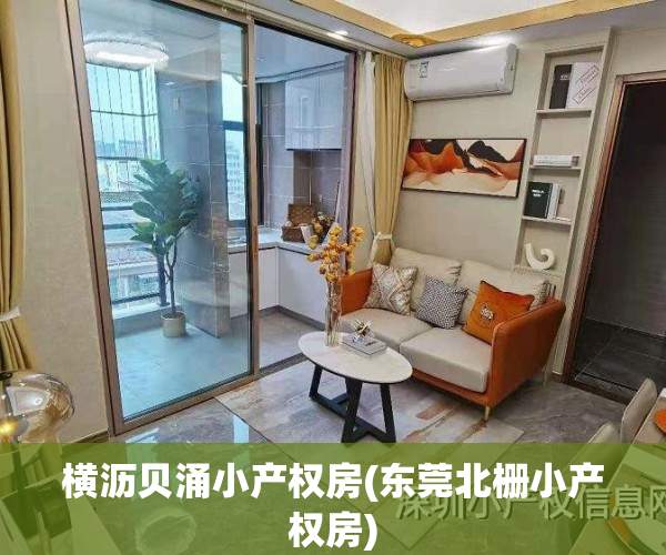 横沥贝涌小产权房(东莞北栅小产权房)