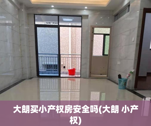 大朗买小产权房安全吗(大朗 小产权)