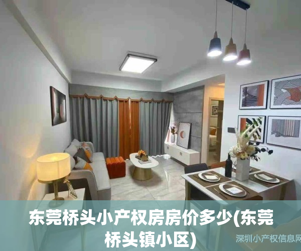 东莞桥头小产权房房价多少(东莞桥头镇小区)