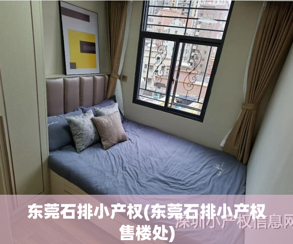 东莞石排小产权(东莞石排小产权售楼处)
