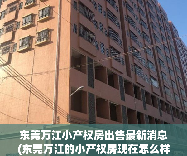 东莞万江小产权房出售最新消息(东莞万江的小产权房现在怎么样)