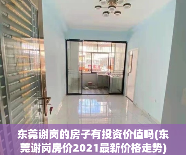 东莞谢岗的房子有投资价值吗(东莞谢岗房价2021最新价格走势)
