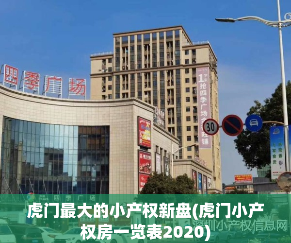 虎门最大的小产权新盘(虎门小产权房一览表2020)