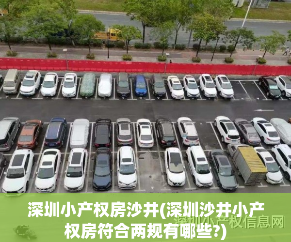 深圳小产权房沙井(深圳沙井小产权房符合两规有哪些?)