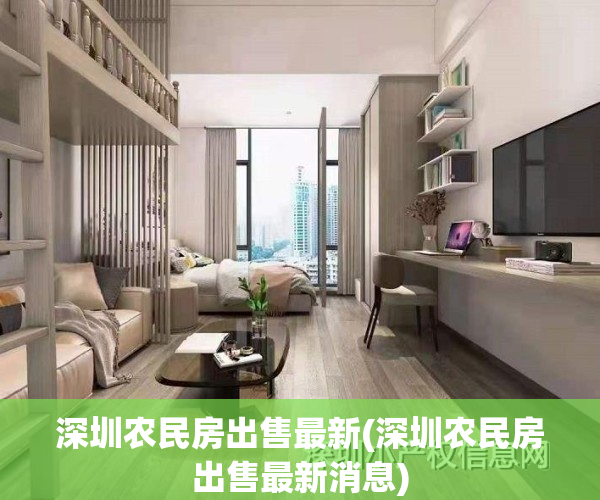 深圳农民房出售最新(深圳农民房出售最新消息)