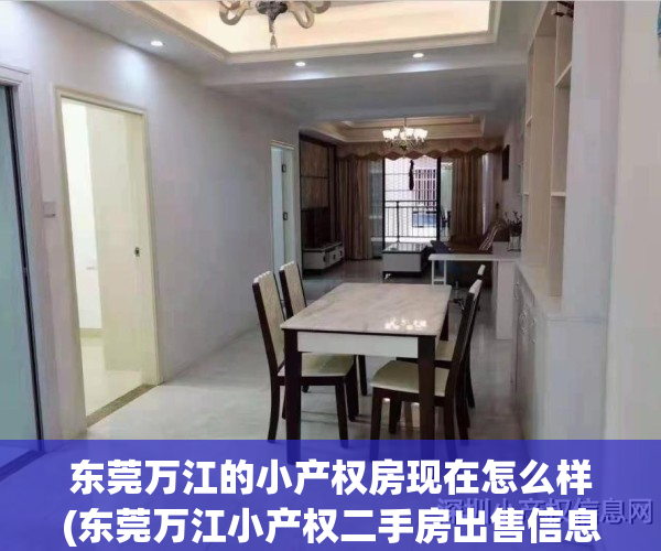 东莞万江的小产权房现在怎么样(东莞万江小产权二手房出售信息)