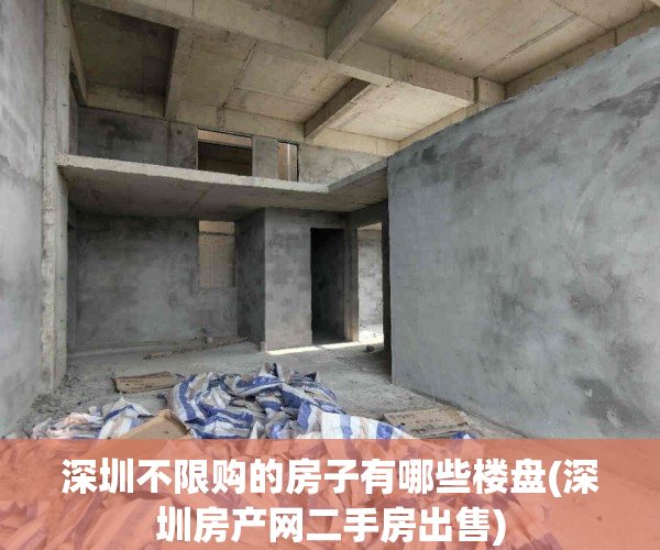 深圳不限购的房子有哪些楼盘(深圳房产网二手房出售)