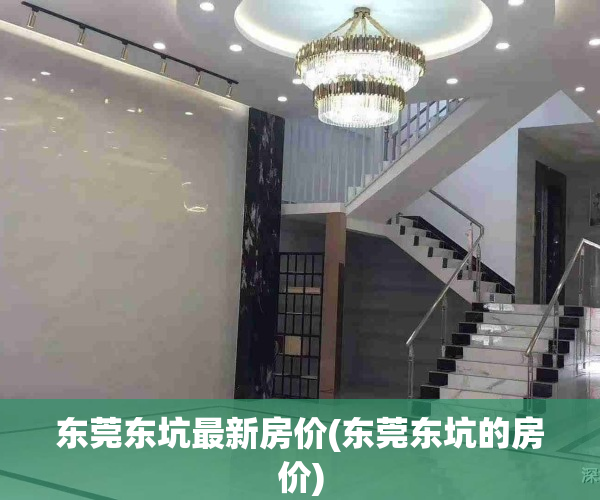 东莞东坑最新房价(东莞东坑的房价)