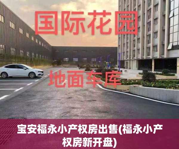 宝安福永小产权房出售(福永小产权房新开盘)