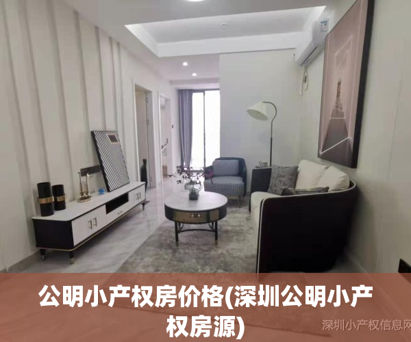 公明小产权房价格(深圳公明小产权房源)