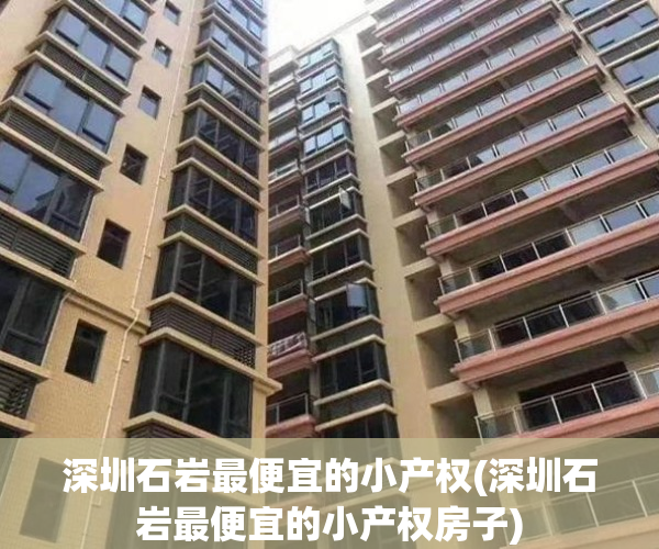 深圳石岩最便宜的小产权(深圳石岩最便宜的小产权房子)
