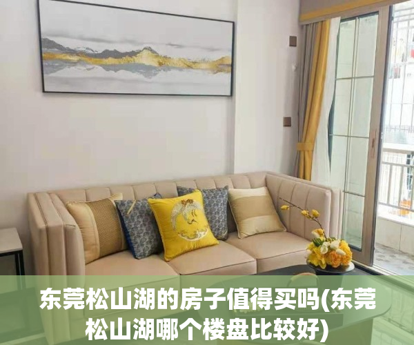 东莞松山湖的房子值得买吗(东莞松山湖哪个楼盘比较好)