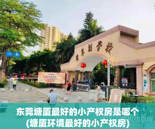 东莞塘厦最好的小产权房是哪个(塘厦环境最好的小产权房)