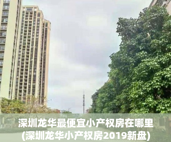 深圳龙华最便宜小产权房在哪里(深圳龙华小产权房2019新盘)
