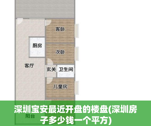 深圳宝安最近开盘的楼盘(深圳房子多少钱一个平方)