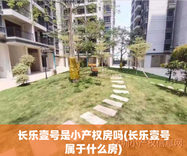 长乐壹号是小产权房吗(长乐壹号属于什么房)