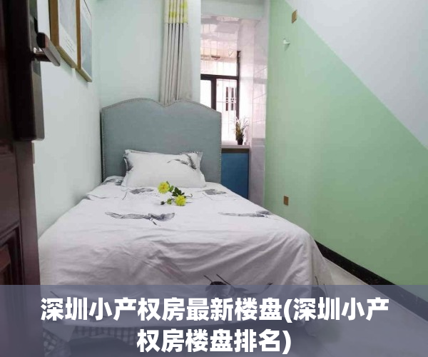 深圳小产权房最新楼盘(深圳小产权房楼盘排名)