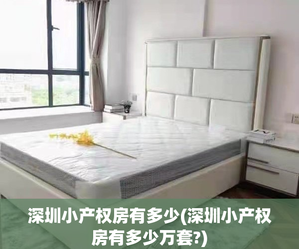 深圳小产权房有多少(深圳小产权房有多少万套?)