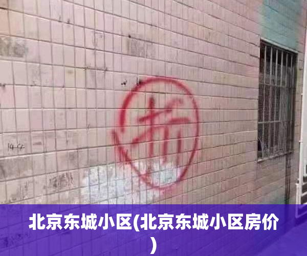 北京东城小区(北京东城小区房价)
