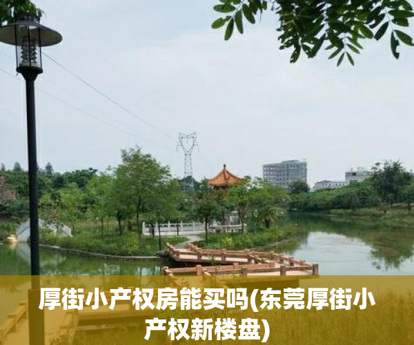 厚街小产权房能买吗(东莞厚街小产权新楼盘)