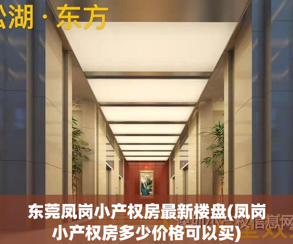 东莞凤岗小产权房最新楼盘(凤岗小产权房多少价格可以买)