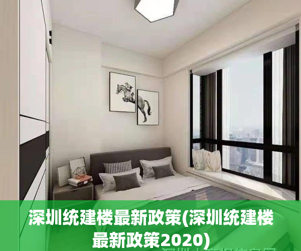 深圳统建楼最新政策(深圳统建楼最新政策2020)