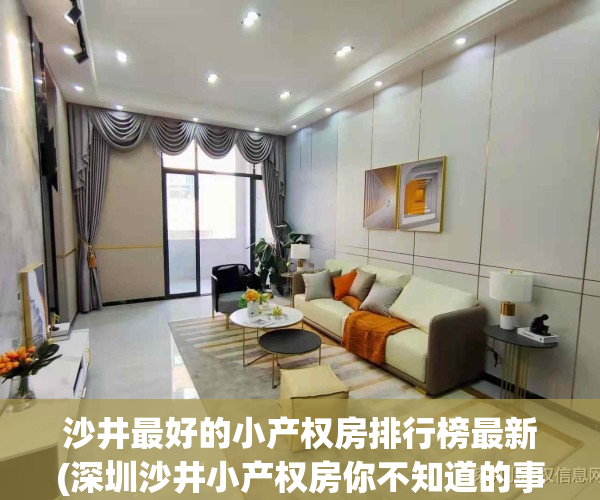 沙井最好的小产权房排行榜最新(深圳沙井小产权房你不知道的事?)