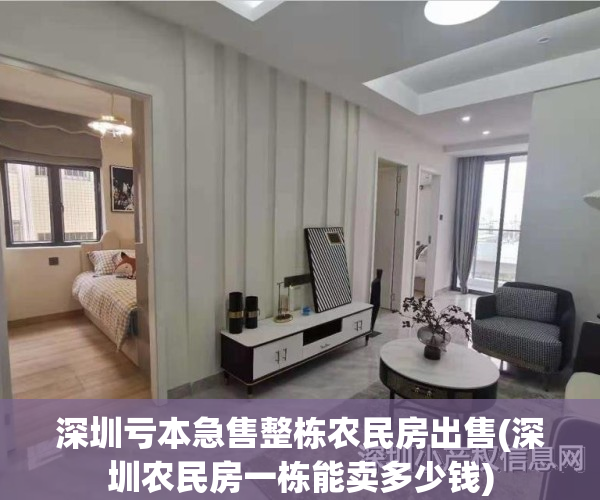 深圳亏本急售整栋农民房出售(深圳农民房一栋能卖多少钱)