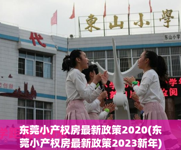 东莞小产权房最新政策2020(东莞小产权房最新政策2023新年)