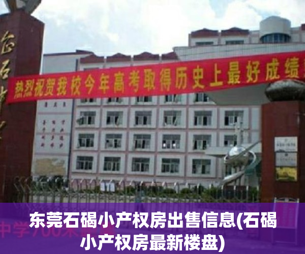 东莞石碣小产权房出售信息(石碣小产权房最新楼盘)