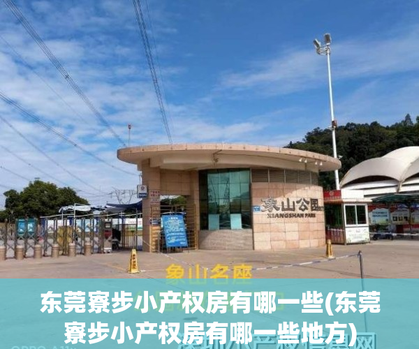 东莞寮步小产权房有哪一些(东莞寮步小产权房有哪一些地方)