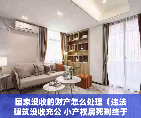 国家没收的财产怎么处理(违法建筑没收充公 小产权房死刑终于来了)