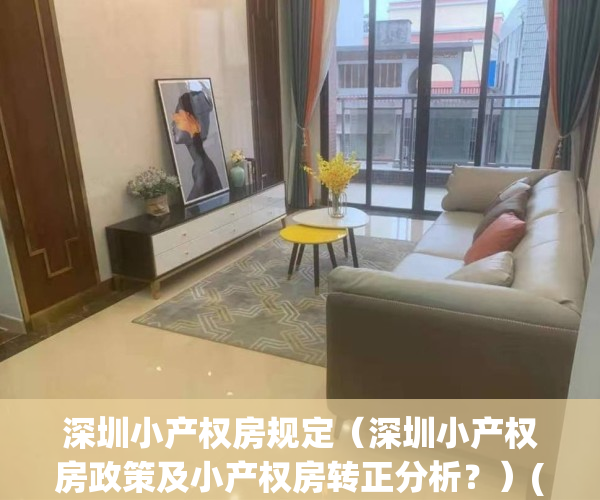 深圳小产权房规定（深圳小产权房政策及小产权房转正分析？）(2021年深圳小产权房政策解读)